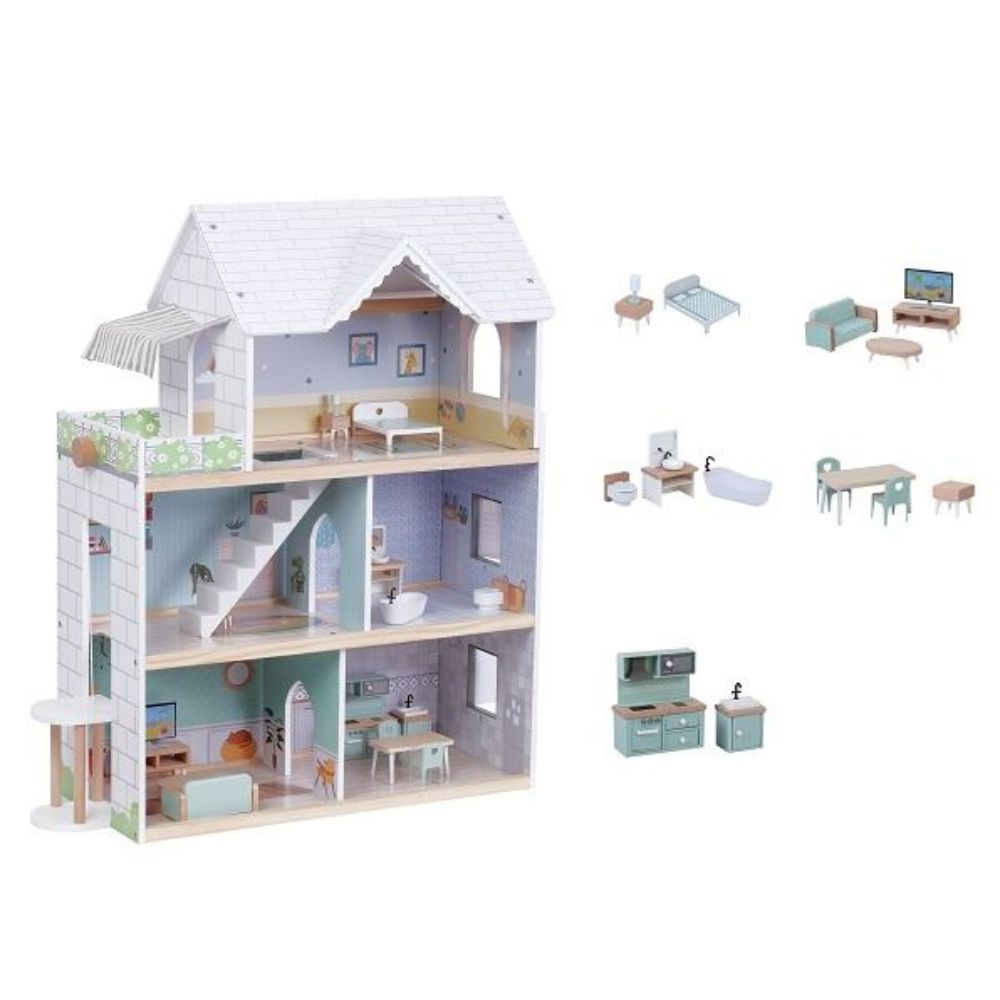 בית בובות רב קומות מפואר - Pit Toys – תמונה 3