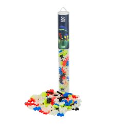 Plus-Plus Colormix Glow – סט הרכבה זוהר בחושך (100 חלקים)