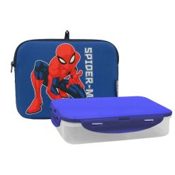 תיק אוכל ספיידרמן Spiderman כחול - קל גב Kal Gav