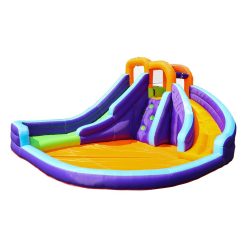מתקן מים מתנפח לילדים עם 2 מגלשות ובריכה – דגם 83006 מבית AirMyFun