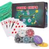 ערכת פוקר 300 חלקים עם זוטונים וקלפים – ערכת קזינו מקצועית לבית