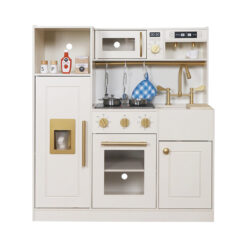 מטבח עץ אינטראקטיבי לילדים עם אביזרים – דגם ליעד