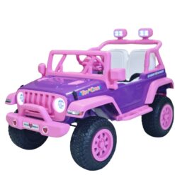 גיפ נסיכות לילדות 4X4 ממונע לילדים 12V שלט חכם עם תאורת LED ומוזיקה מובנית