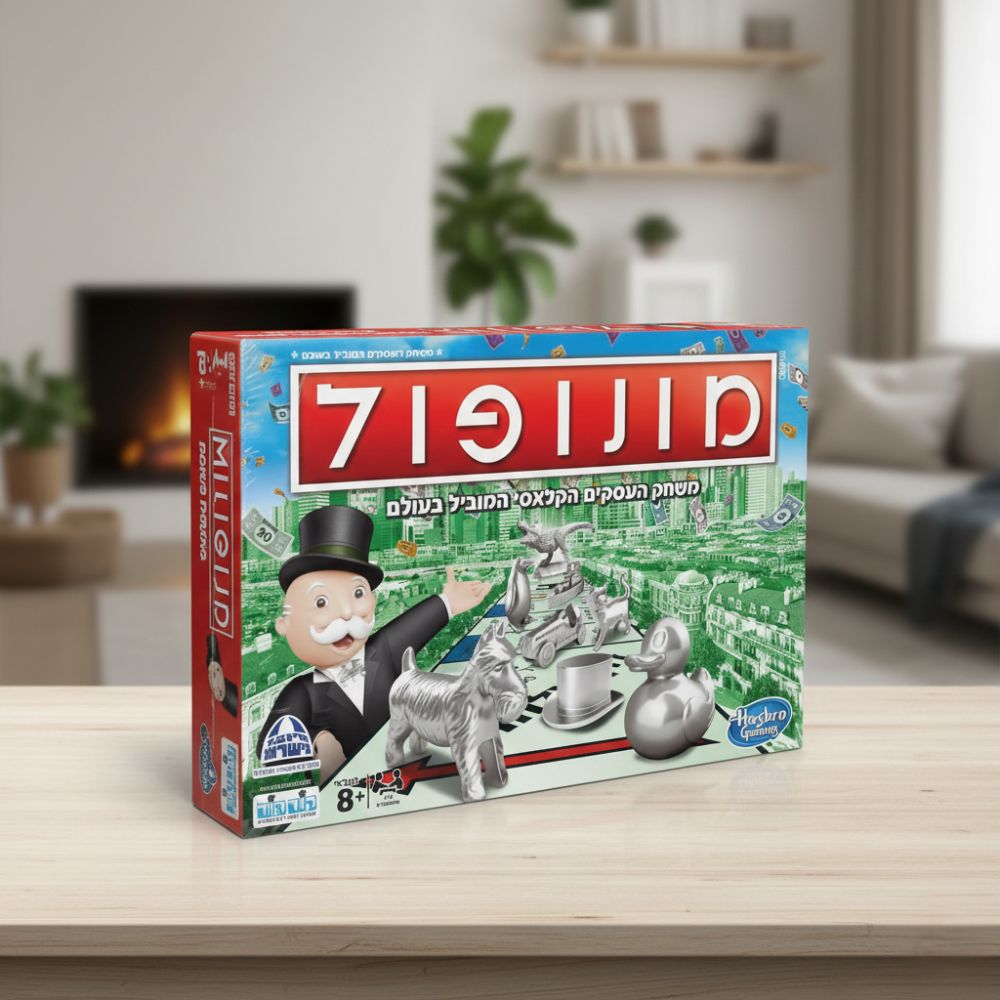 מונופול קלאסי 2023 – משחק קופסה משפחתי | קודקוד – תמונה 2