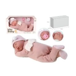 Alternative view of בובת תינוק – בובה רכה עם ערכת לבוש 6 חלקים