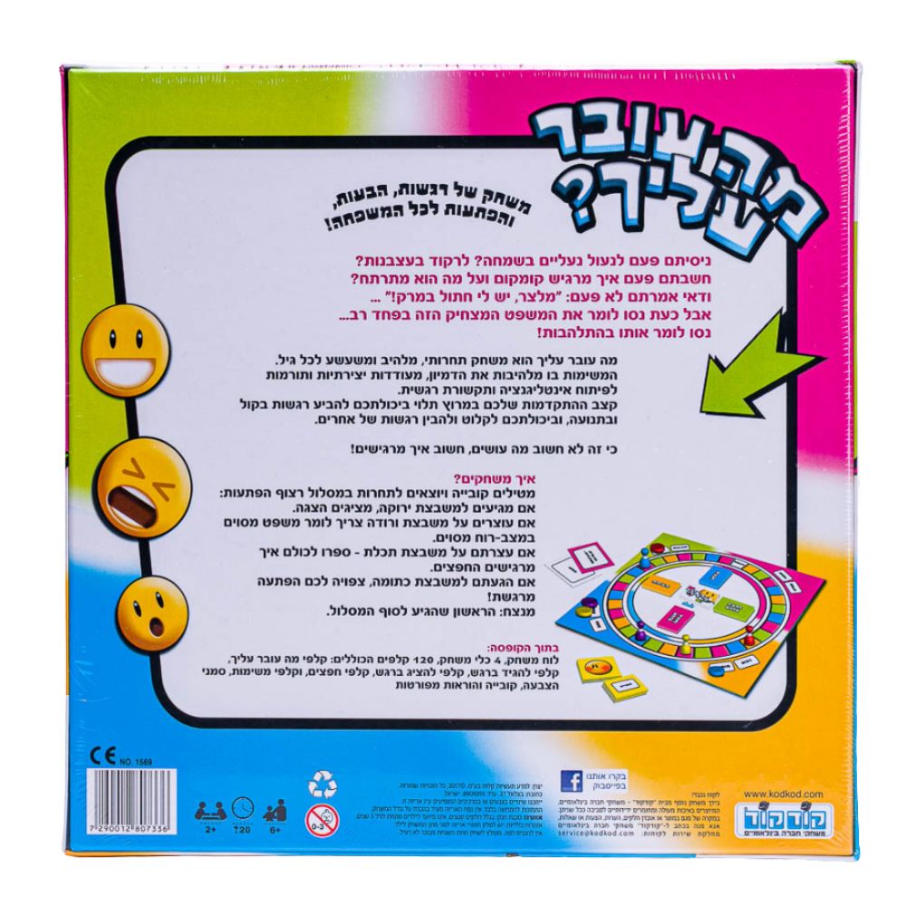 מה עובר עליך – משחק רגשות והבעות לילדים ולכל המשפחה | קודקוד – תמונה 4