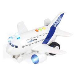 Alternative view of מטוס נוסעים אינטראקטיבי – דגם עם אורות מהבהבים, צלילים ריאליסטיים ומנגנון נסיעה עוצמתי