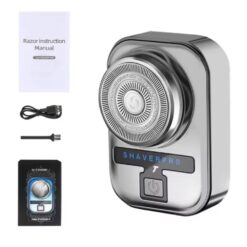 Alternative view of מכונת גילוח חשמלית ניידת בגרסת מיני – להבי פלדה מדויקים