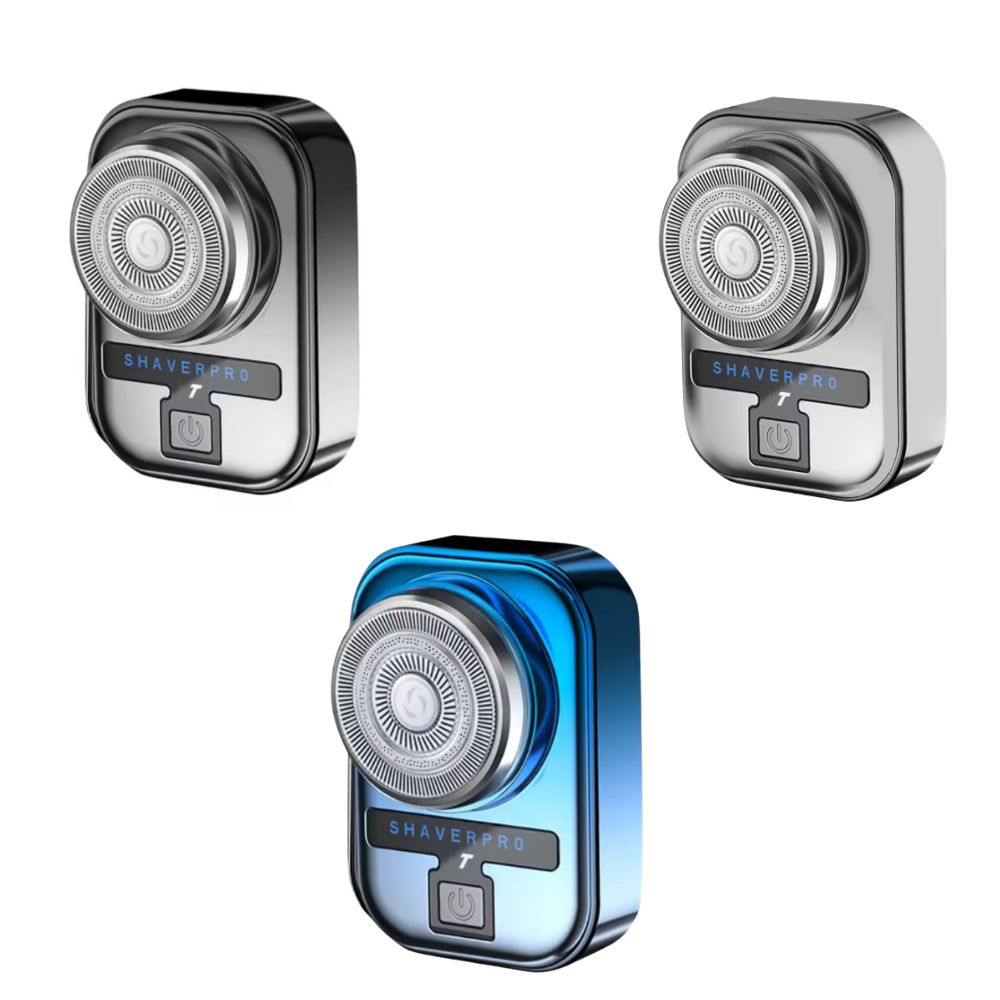 מכונת גילוח חשמלית ניידת בגרסת מיני – להבי פלדה מדויקים