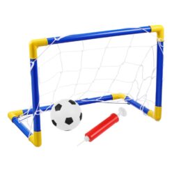 שער כדורגל ביתי לילדים – ערכת ספורט מלאה הכוללת כדור ומשאבה