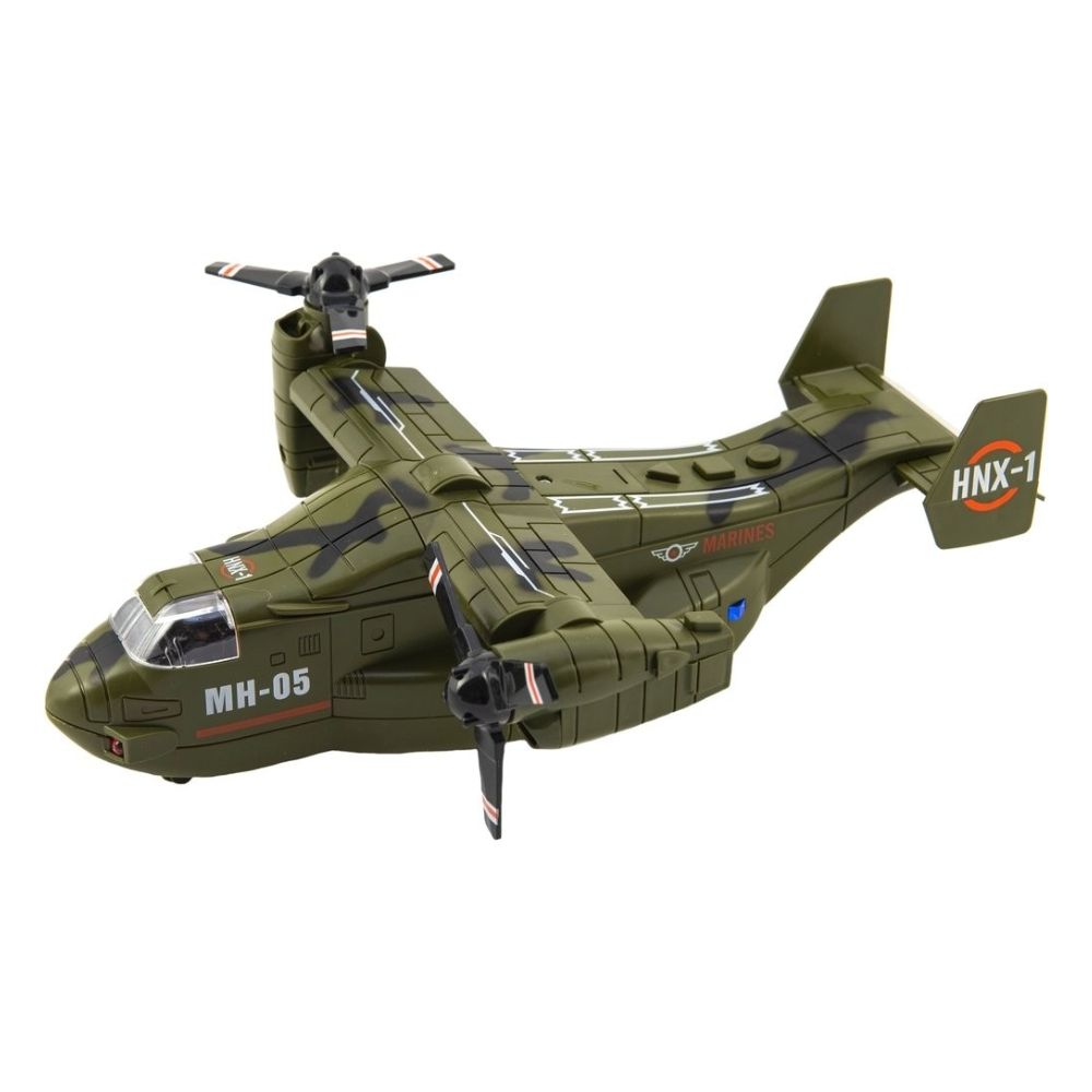 מטוס צבאי עם אפקטים קוליים ותאורה – תמונה 2