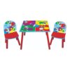 סט שולחן ושני כיסאות מעץ לילדים בגימור איכותי ועיצובי דמויות