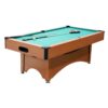 שולחן ביליארד 7 פיט בעיצוב עץ קלאסי – דגם מקצועי 200x100 ס"מ