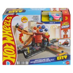 Alternative view of Hot Wheels Downtown: חנות ממתקים ומכונית סופגנייה