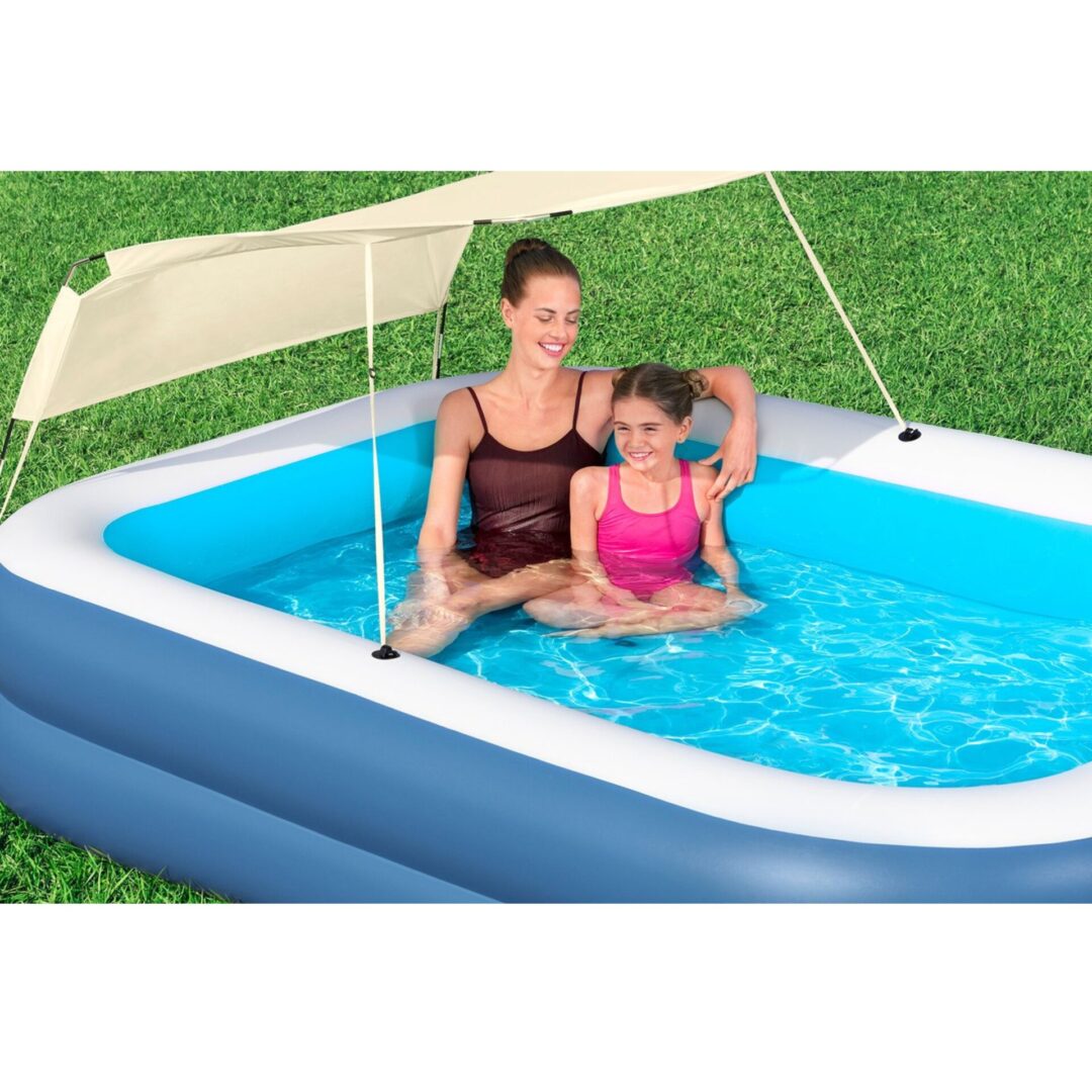 בריכה משפחתית מוצלת עם גגון צל נשלף – 254 ס"מ | 54449 Bestway Summer Bliss – תמונה 5