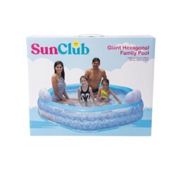 Alternative view of בריכת משפחה מתנפחת 223X211 ס"מ עם מושבים וכריות גב – Swim Family Pool