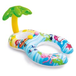 הליכון מים מתנפח Intex My Baby Float עם משענת גב וטבעת כפולה – בטיחותי לפעוטות