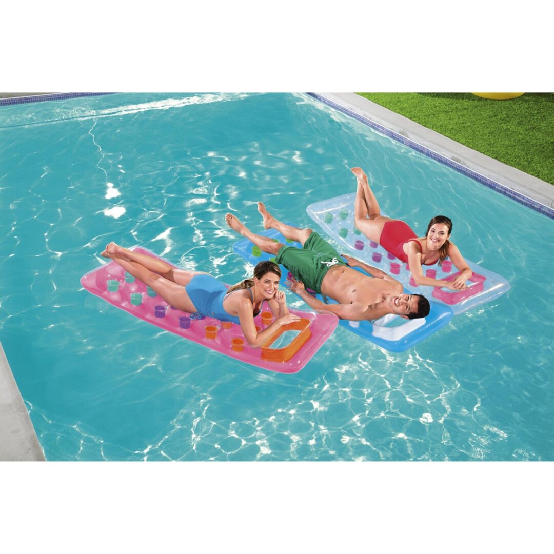 מזרן ים אופנתי Fashion – מזרן מתנפח עם כרית מובנית וחלון צפייה למים | Bestway 43040 – תמונה 5