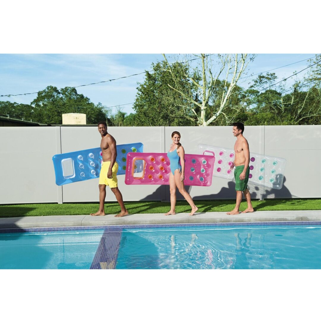 מזרן ים אופנתי Fashion – מזרן מתנפח עם כרית מובנית וחלון צפייה למים | Bestway 43040 – תמונה 4