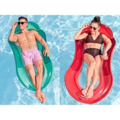 Alternative view of מזרן ערסל מתנפח לבריכה עם רשת קירור וכרית ראש – ציפה ונוחות במוצר אחד | Bestway 43103