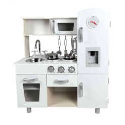 מטבח משחק לילדים דגם ססיליה – מטבח וינטג' מעוצב עם אביזרים מציאותיים