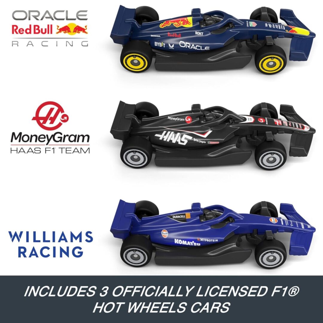 מסלול Hot Wheels Formula 1® Grand Prix – ערכת מרוץ מקצועית עם מאיץ ומונה הקפות – תמונה 5