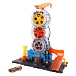 Alternative view of מסלול חנות הצמיגים המסתובבת – Hot Wheels City Super Twist