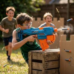 Alternative view of רובה חצים צעצוע לילדים – פיצוץ ממונע עם 12 חצים ומחסנית | מבית TURBO