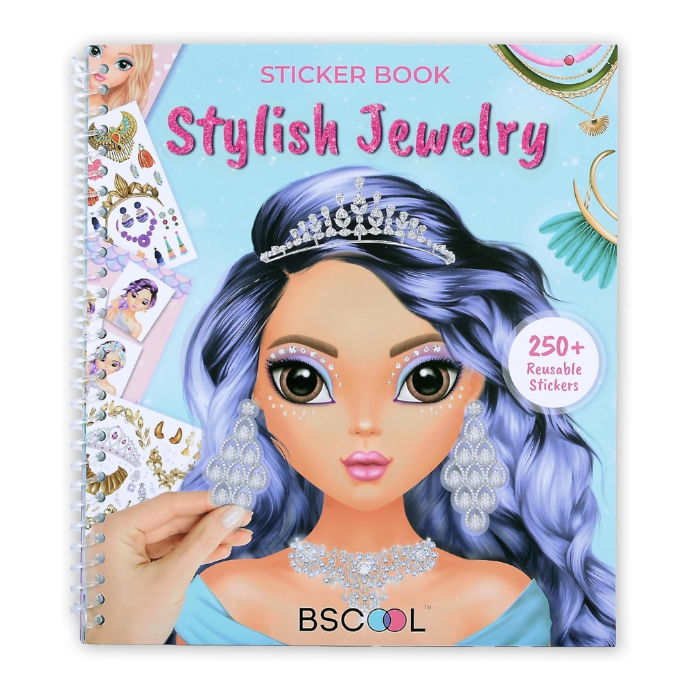 עולם הזוהר: ספר מדבקות תכשיטים לשימוש חוזר – BSCOOL
