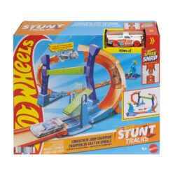 מסלול פעלולים הוט ווילס אליפות קפיצת בורג (Hot Wheels Loop Challenge) + מכונית