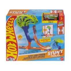 מסלול פעלולים הוט ווילס משגר אנכי עוצמתי (Hot Wheels Power Launch Champion) + מכונית