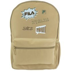 תיק גב FILA 2 תאים דגם 91012444FU-03 חום – תיק יומיומי לבית ספר וללימודים