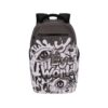 תיק גב אורתופדי לתלמידים ונוער Black And White Eye World (נפח 20 ליטר)