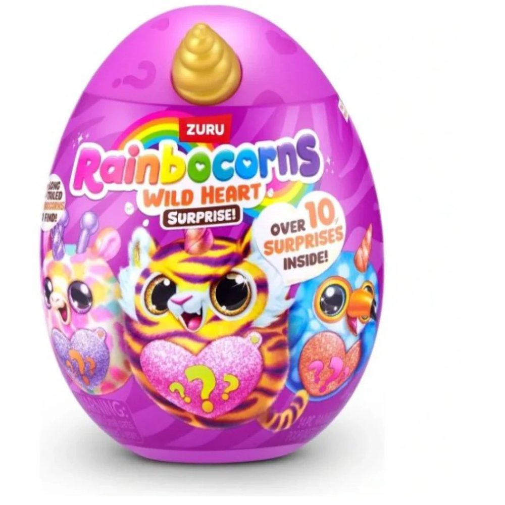 ריינבוקורן בינוני סדרת ווילד הארט (Rainbocorns Wild Heart Surprise Series), המותאם בדיוק לברקוד שסיפקת. שם מוצר (Product Title / H1) בובת הפתעה ריינבוקורן בינוני סדרת ווילד הארט – Rainbocorns Wild Heart Surprise