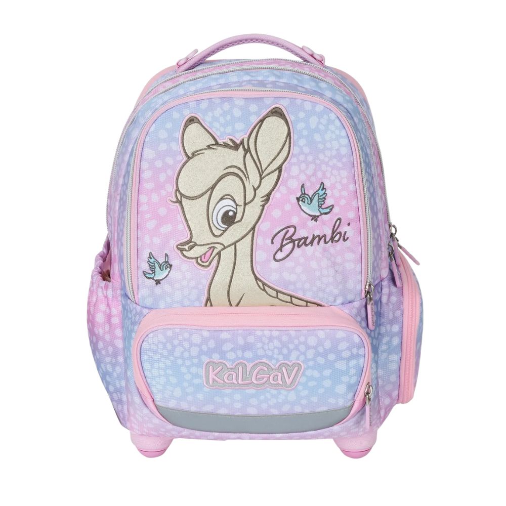 מארז Bambi קל גב X-FIX PACK – סט תיק גב אורתופדי מתרחב לבית הספר עם קלמר ואביזרים – תמונה 2