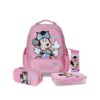 מארז Minnie Mouse קל גב X-FIX PACK – סט תיק גב אורתופדי מתרחב לבית הספר עם קלמר ואביזרים