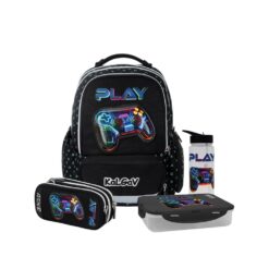 מארז Play קל גב X-FIX PACK – סט תיק גב אורתופדי מתרחב לבית הספר עם קלמר ואביזרים