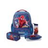 מארז Spiderman קל גב X-FIX – סט תיק גב אורתופדי מתרחב עם קלמר ואביזרים