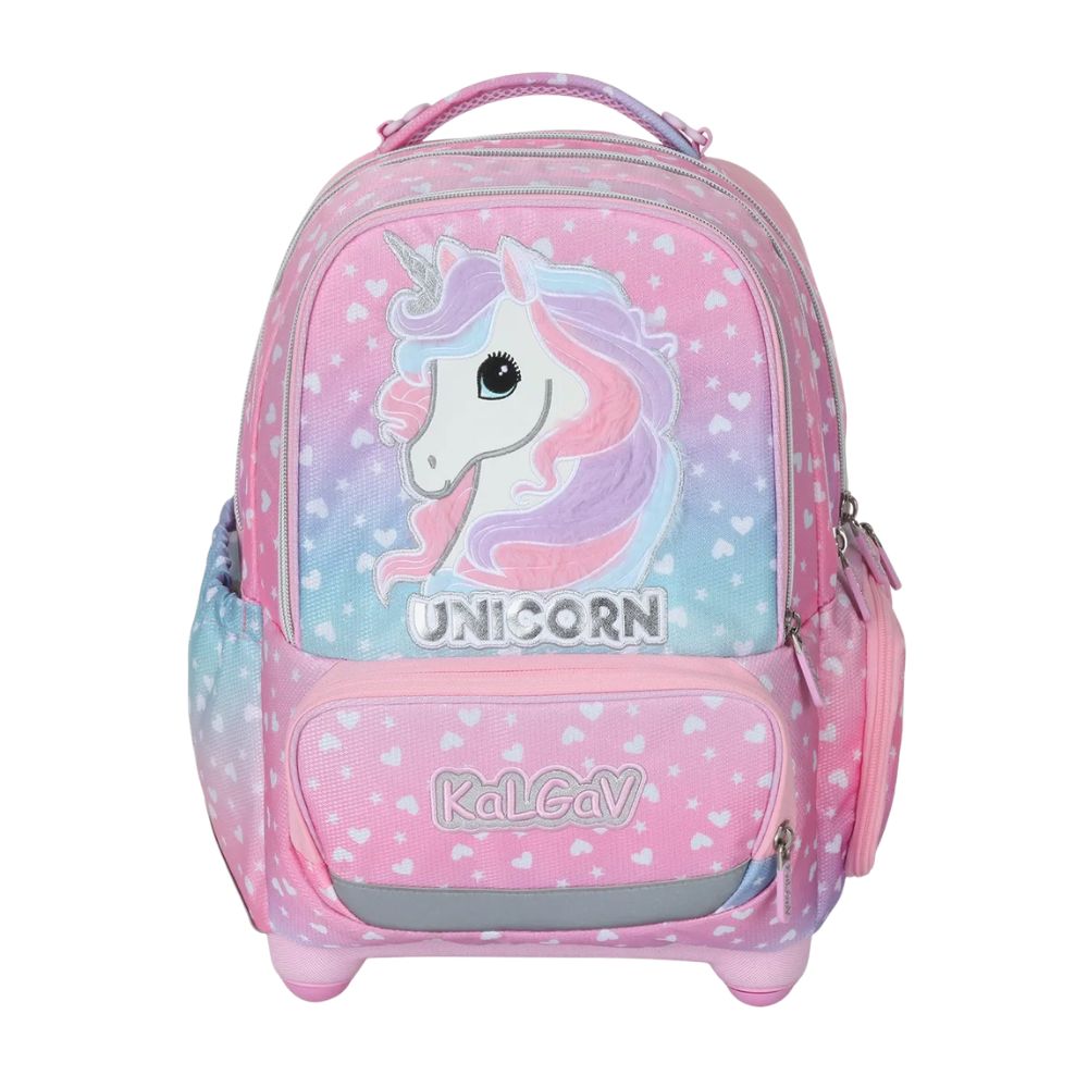 מארז Unicorn קל גב X-FIX PACK – סט תיק גב אורתופדי מתרחב לבית הספר עם קלמר ואביזרים – תמונה 2