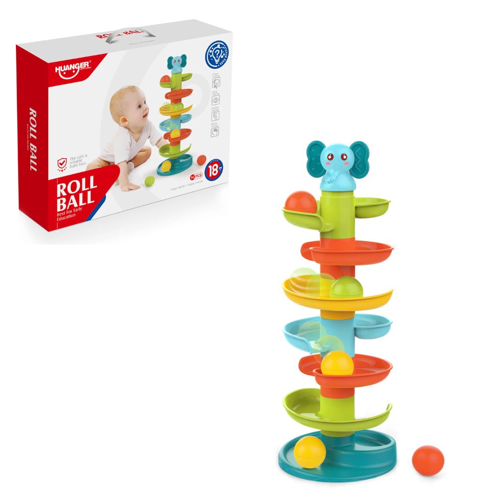 מגדל הכדורים הראשון שלי – מסלול גלגול חווייתי וצבעוני לפעוטות – תמונה 2