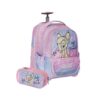 סט Bambi קל גב iTrolley – תיק טרולי אורתופדי 3 ב-1 לבית הספר וקלמר תואם