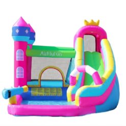 מתקן מתנפח מים טירת הנסיכות הקסומה 83002 Air My Fun – פארק מים לחצר כולל מפוח