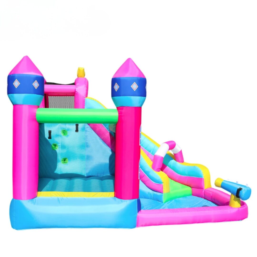 פארק מים מתנפח לחצר AirMyFun 82118 – מתחם קפיצה, מגלשה ובריכה לילדים – תמונה 4