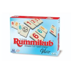 משחק רמיקוב המקורי Rummikub Vivo מבית קודקוד – משחק חשיבה ואסטרטגיה לכל המשפחה