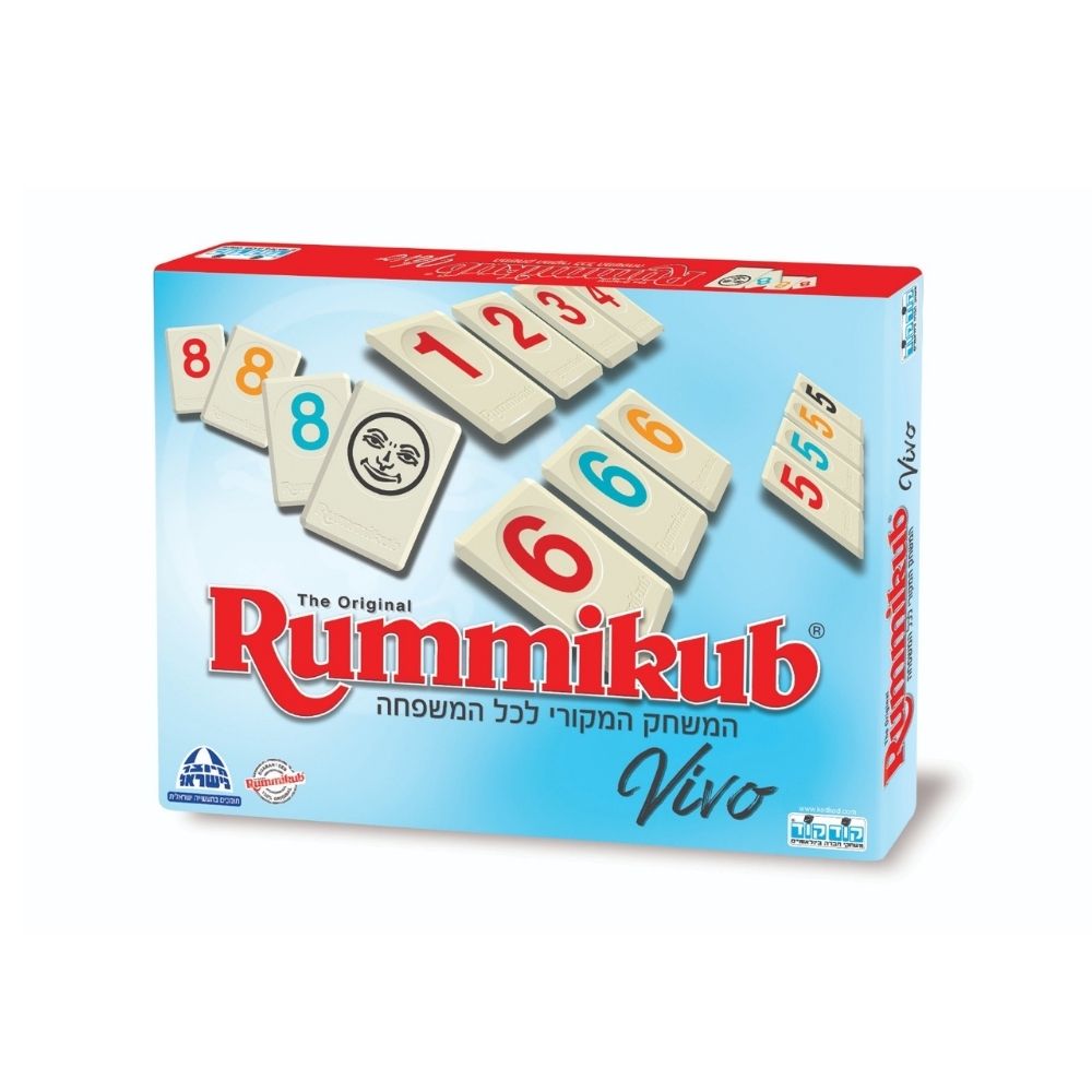 משחק רמיקוב המקורי Rummikub Vivo מבית קודקוד – משחק חשיבה ואסטרטגיה לכל המשפחה