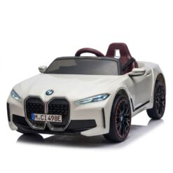 רכב ספורט ממונע לילדים BMW i4 12V עם גלגלי גומי ושלט חכם להורים