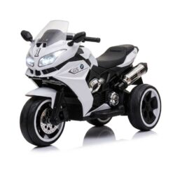 אופנוע ממונע לילדים דגם GS 12V עם 3 גלגלים, אורות זוהרים בגלגלים ומערכת מוזיקה