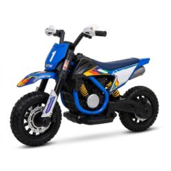 אופנוע קרוס שטח ממונע לילדים 6V בצבע כחול