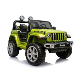 ג'יפ רוביקון ממונע לילדים 4X4 12V עם גלגלי גומי ושלט חכם להורים