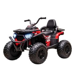 טרקטורון שטח ממונע לילדים 12V 4X4 עם גלגלי אוויר אמיתיים, בולמי זעזועים ושלט חכם להורים